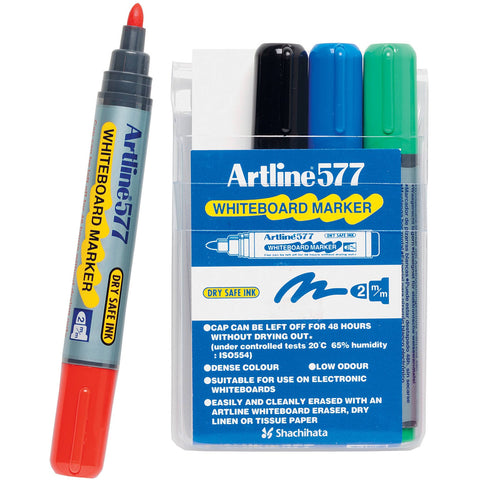 Artline 577 Whiteboard  Marker (Wallet 4)